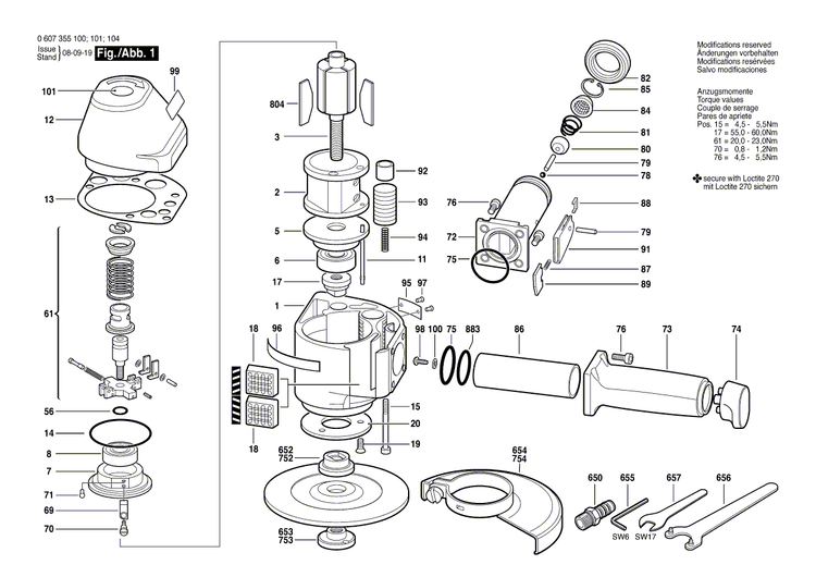 New Genuine Bosch 3608750008 Control Piston