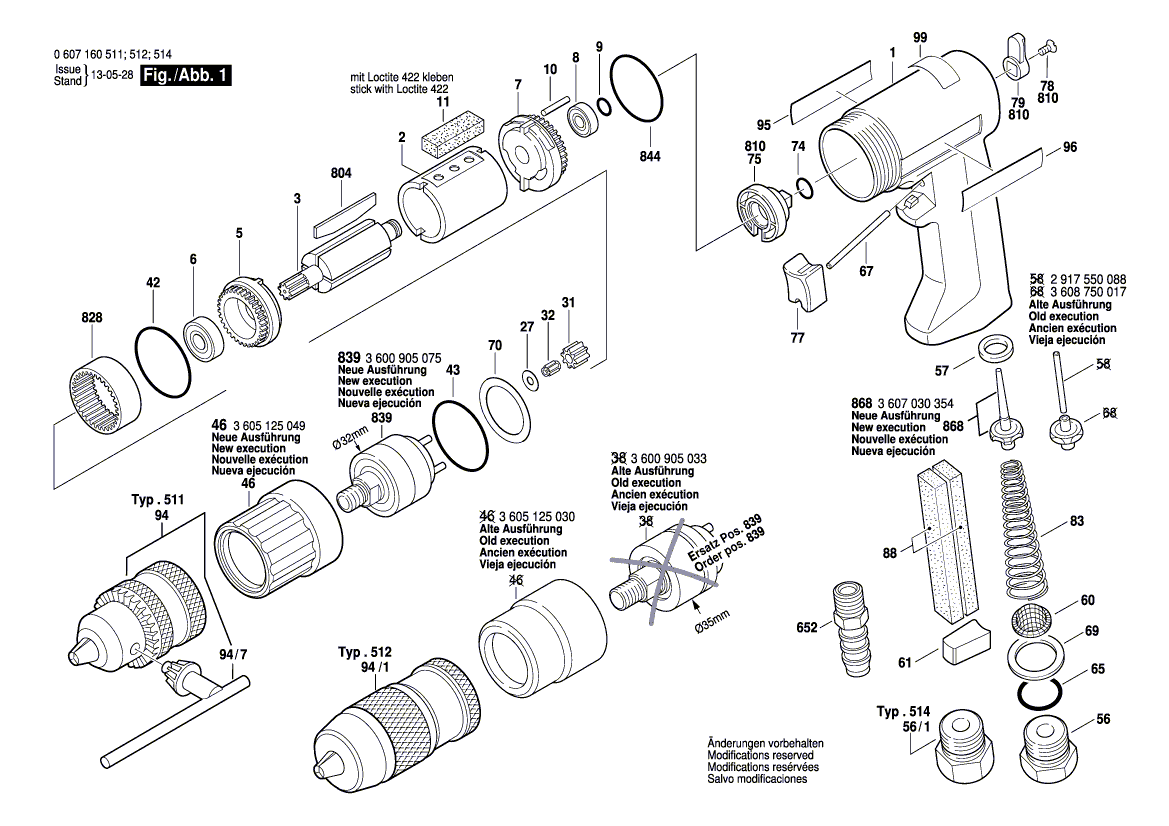 New Genuine Bosch 3608750042 Valve Cone