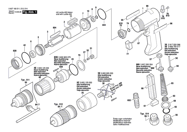New Genuine Bosch 3608750042 Valve Cone