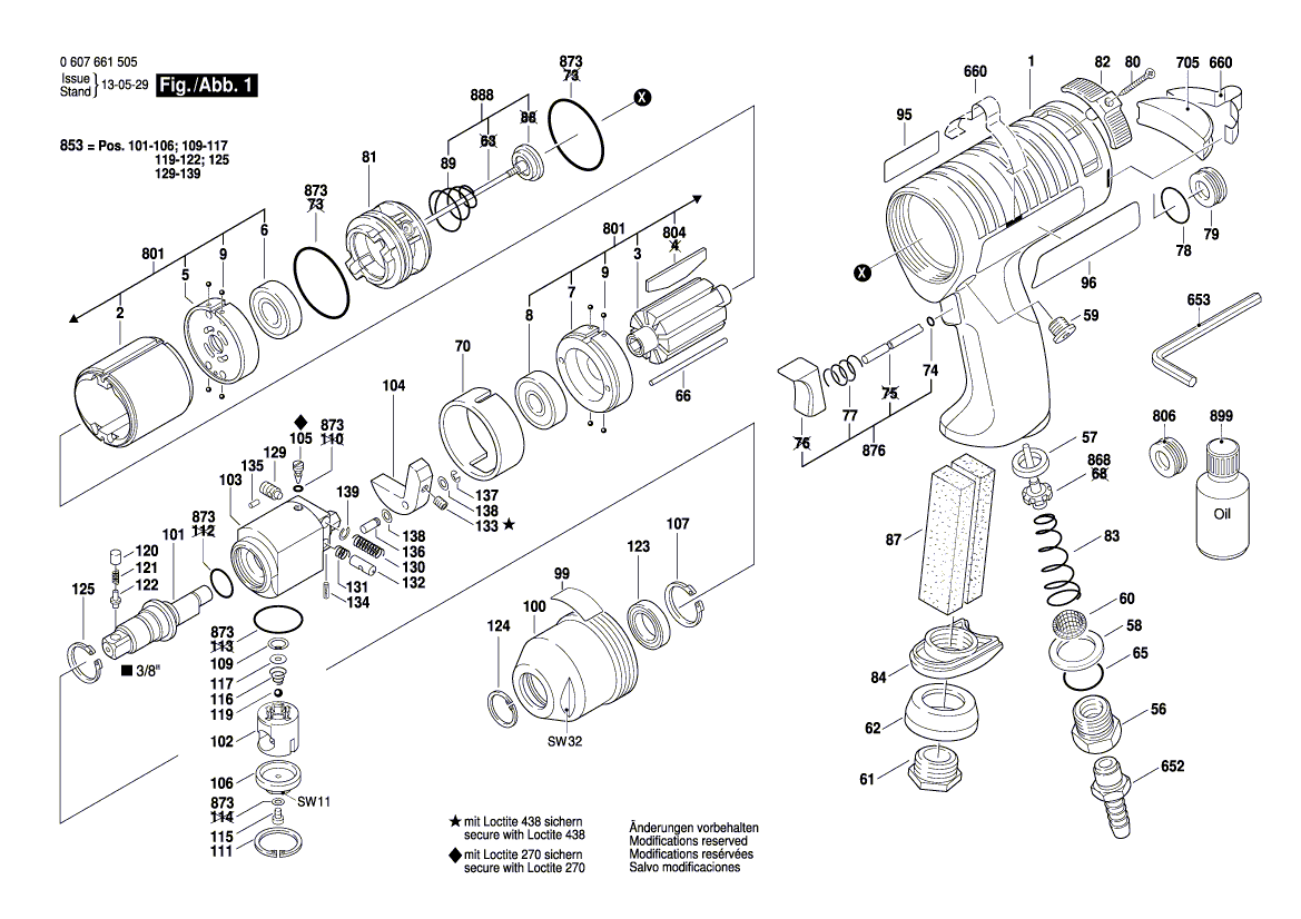 New Genuine Bosch 3608750044 Piston