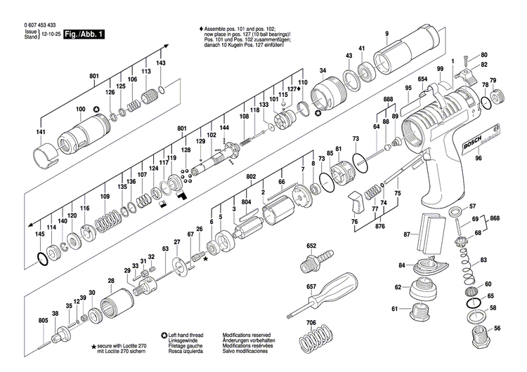 New Genuine Bosch 3608750045 Housing