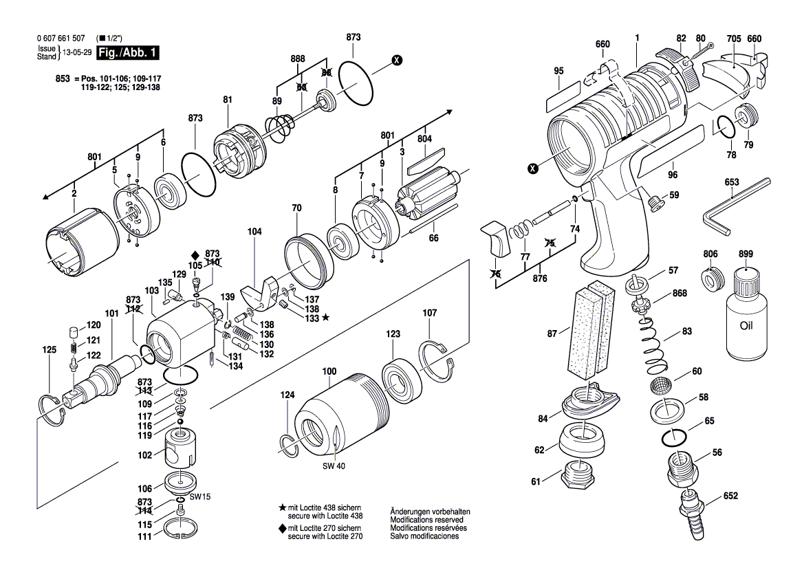 New Genuine Bosch 3608750046 Piston