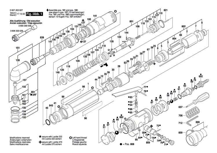 New Genuine Bosch 3608750048 Control Pin