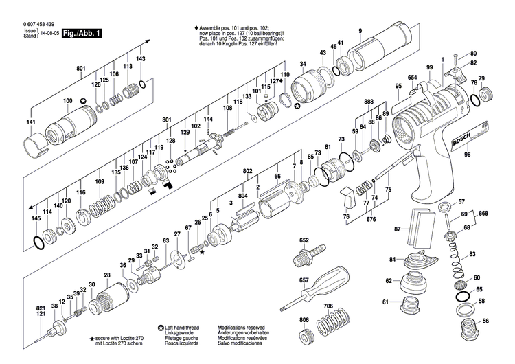 New Genuine Bosch 3608750049 Housing