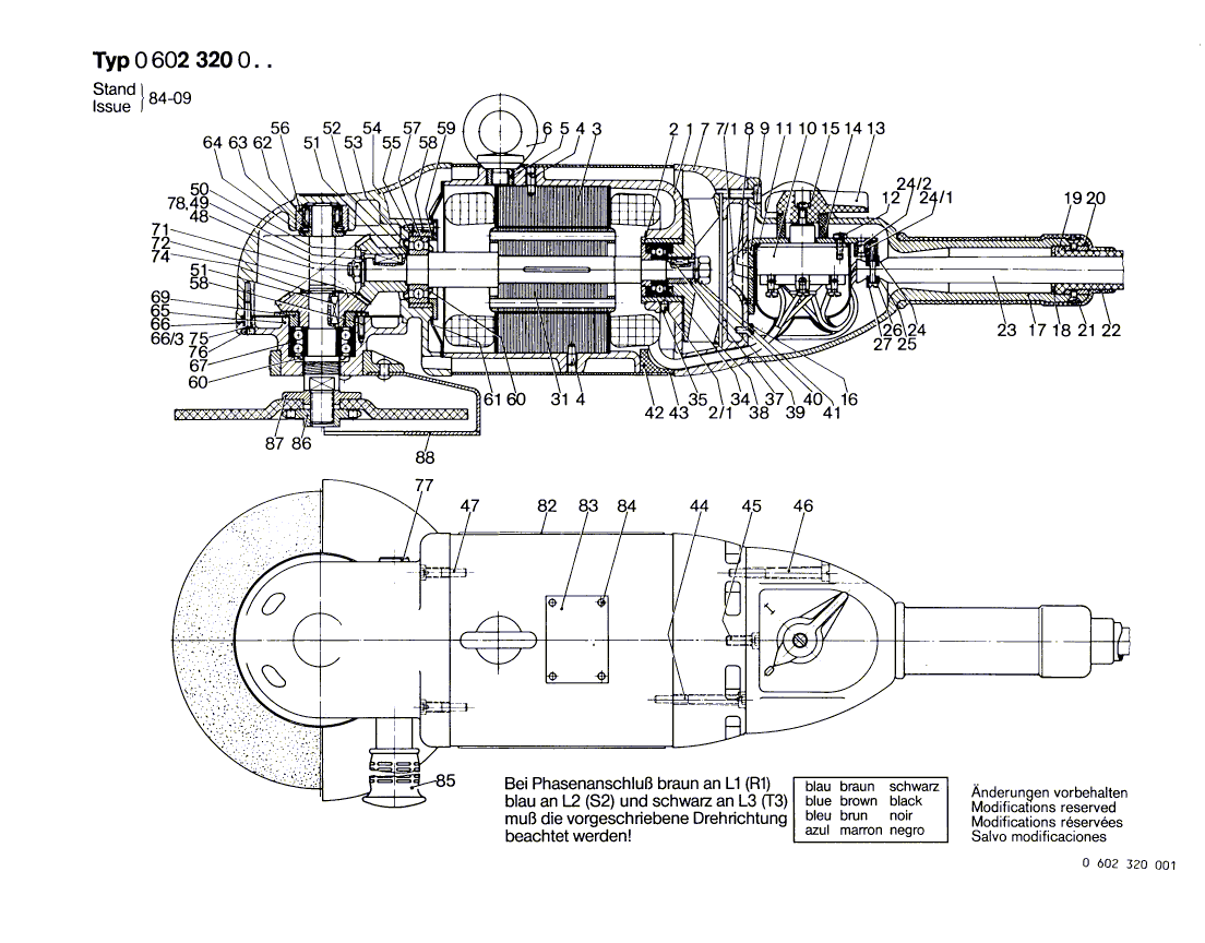 New Genuine Bosch 3609200180 Cover Plate