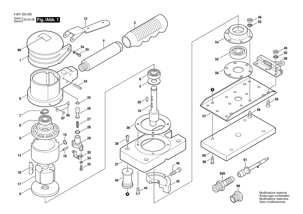 New Genuine Bosch 3609200267 Spring Lock Washer