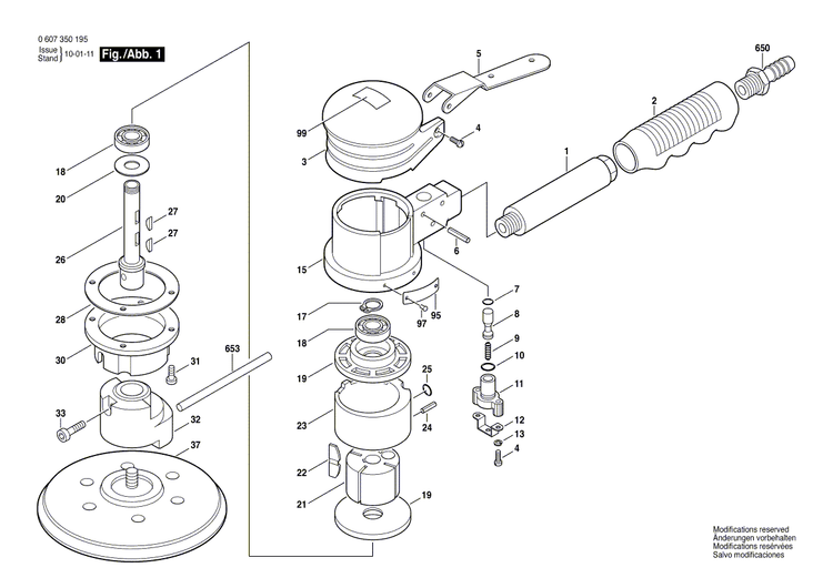 New Genuine Bosch 3609200268 Flyweight
