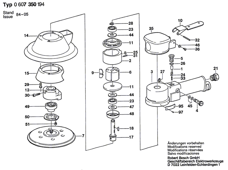 New Genuine Bosch 3609200283 Straight Pin