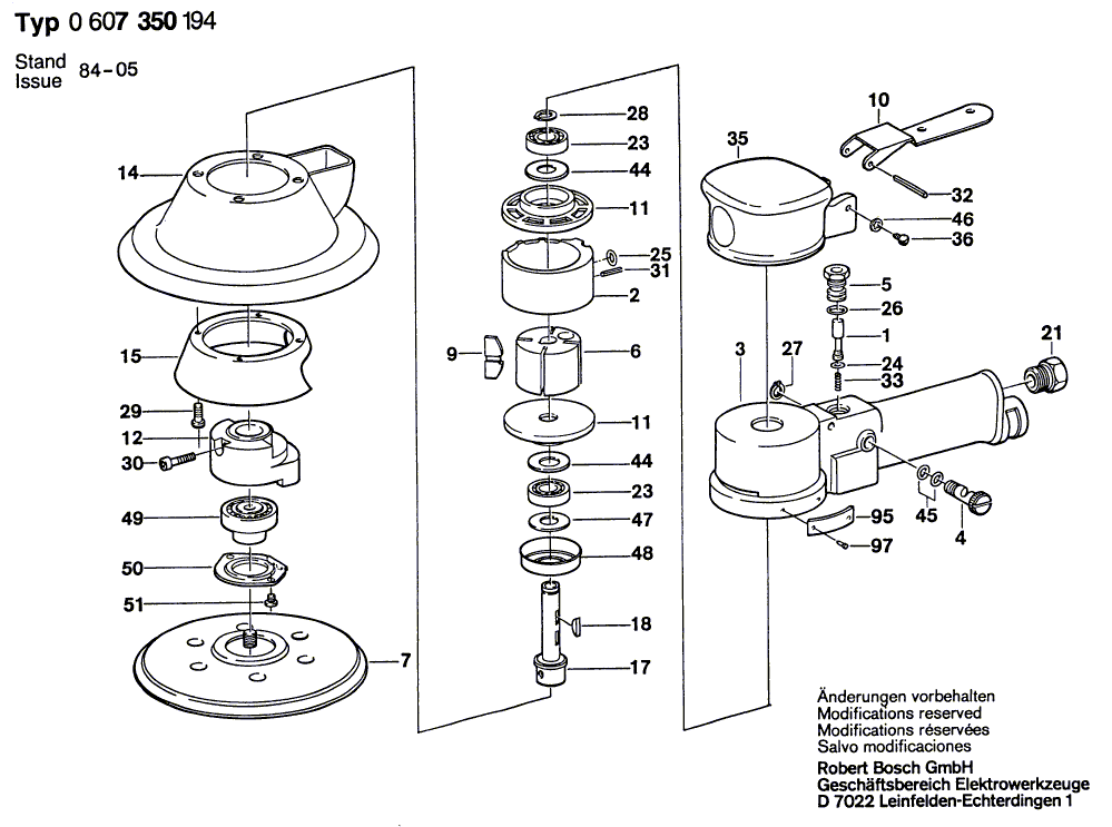 New Genuine Bosch 3609200283 Straight Pin