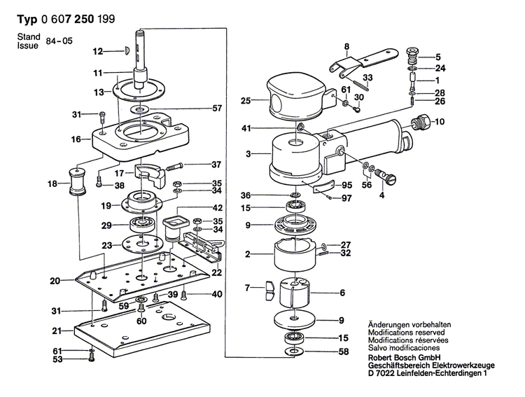 New Genuine Bosch 3609200309 Toothed lock washer