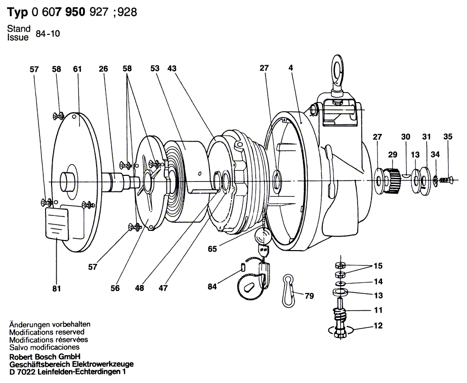 New Genuine Bosch 3609200373 Plain Washer