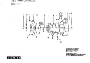 New Genuine Bosch 3609200479 Spring Hook