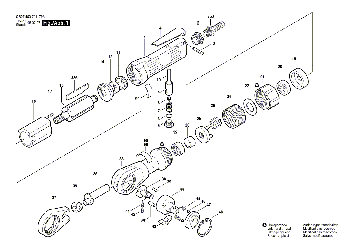 New Genuine Bosch 3609201095 Hose fitting