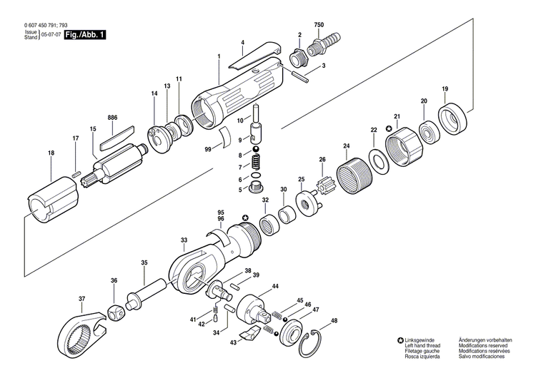 New Genuine Bosch 3609201095 Hose fitting