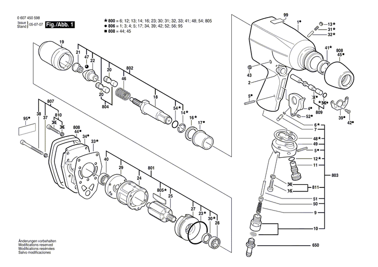 New Genuine Bosch 3609201180 Service kit