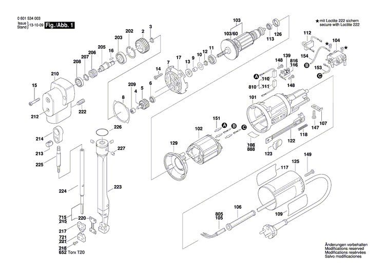 New Genuine Bosch 3609201341 Guide Plate