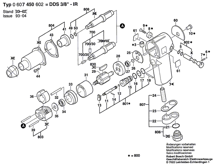 New Genuine Bosch 3609201486 Screw