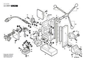 New Genuine Bosch 3609201506 Retaining Bracket