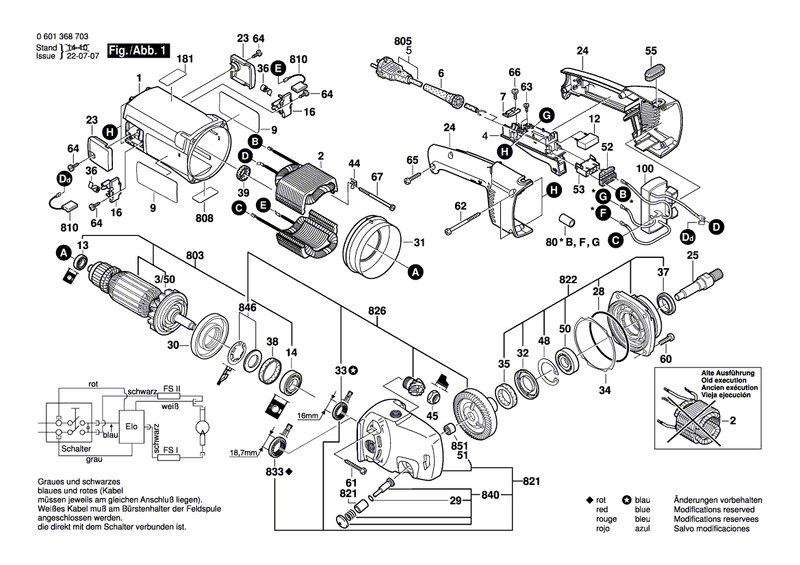 New Genuine Bosch 3609202036 Axle
