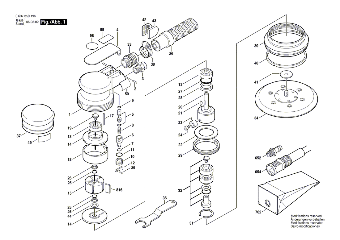 New Genuine Bosch 3609202469 Spring retaining ring