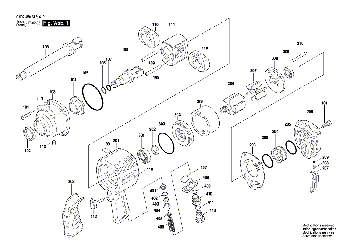 New Genuine Bosch 3609202897 Stator