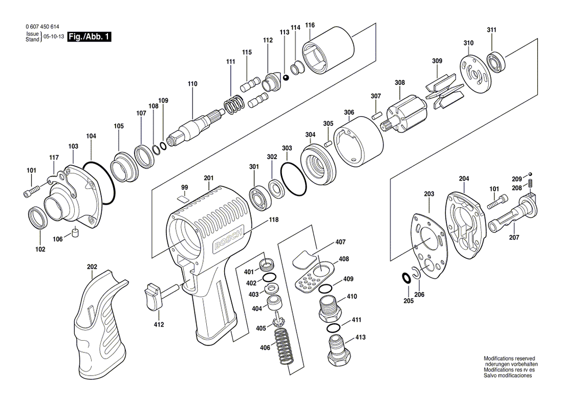 New Genuine Bosch 3609202908 Deflector