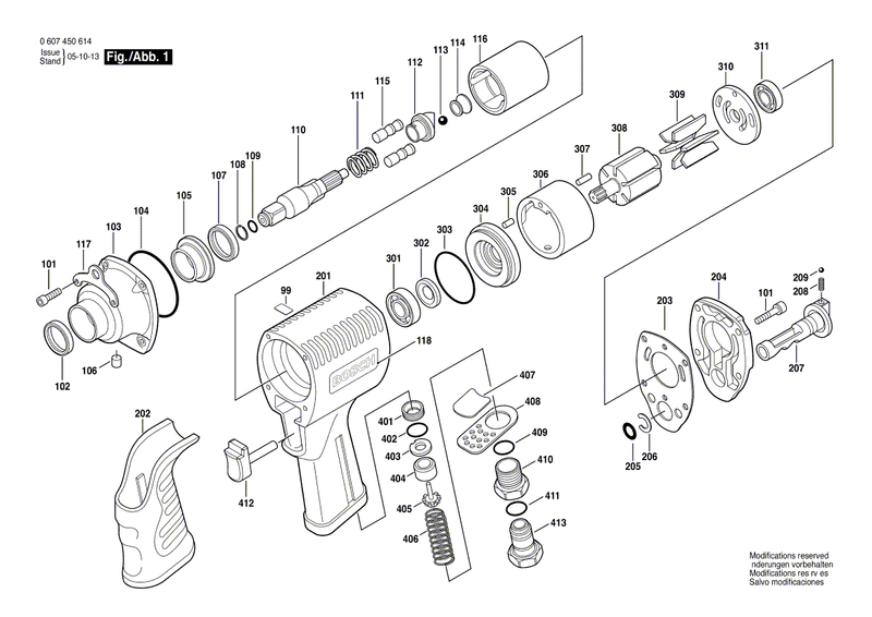 New Genuine Bosch 3609202924 Retaining ring