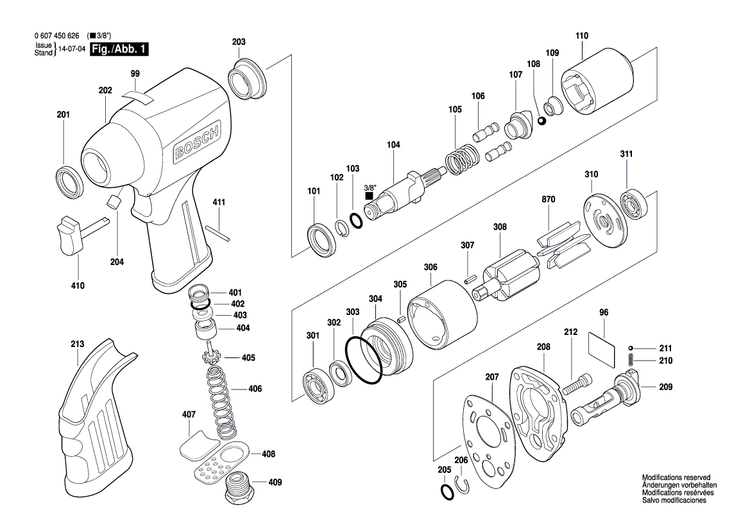 New Genuine Bosch 3609202A12 Nameplate