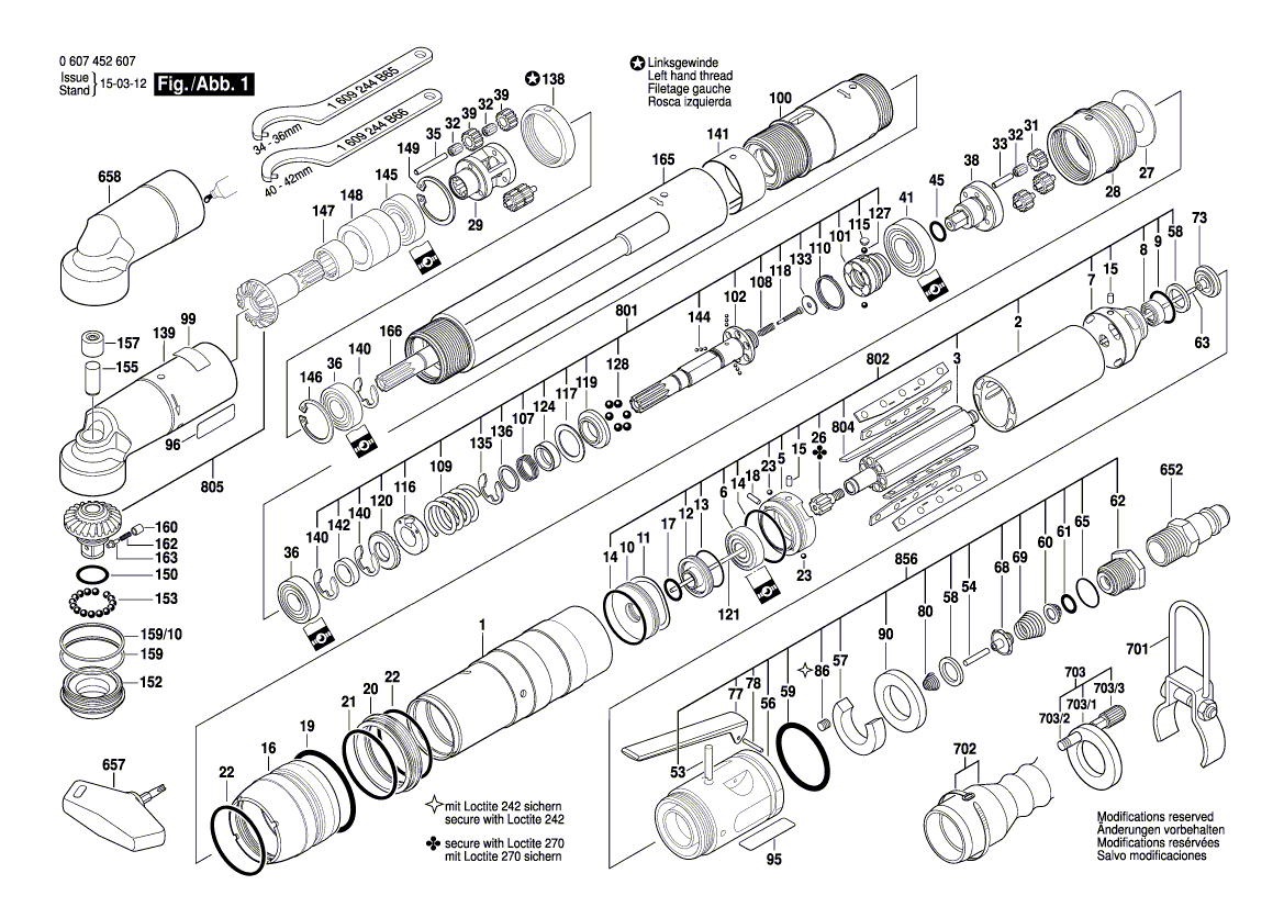New Genuine Bosch 3609202A20 Housing