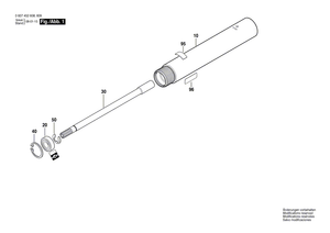 New Genuine Bosch 3609202A21 Output Shaft