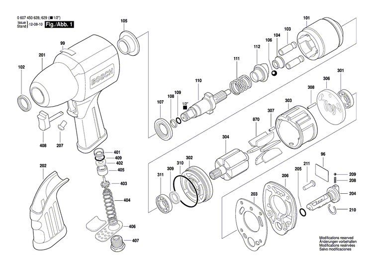 New Genuine Bosch 3609202A90 O-Ring