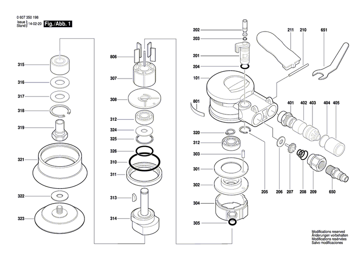New Genuine Bosch 3609202B19 Valve Stem