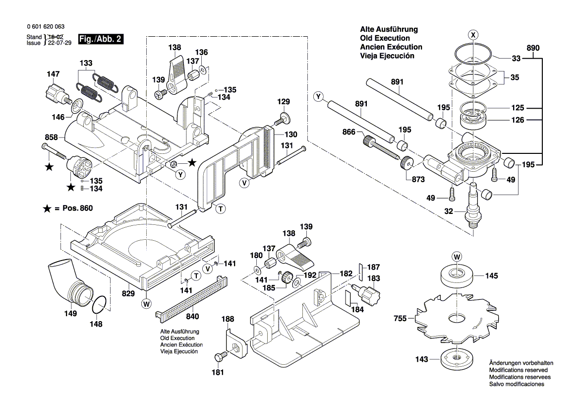 New Genuine Bosch 3609202C08 Stopper