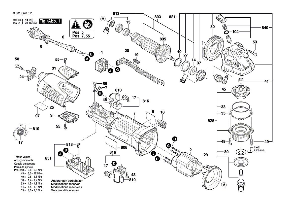 New Genuine Bosch 60829427SU Manufacturer's nameplate