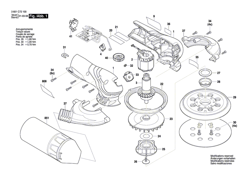 New Genuine Bosch 6082Y00DH6 Warning Label