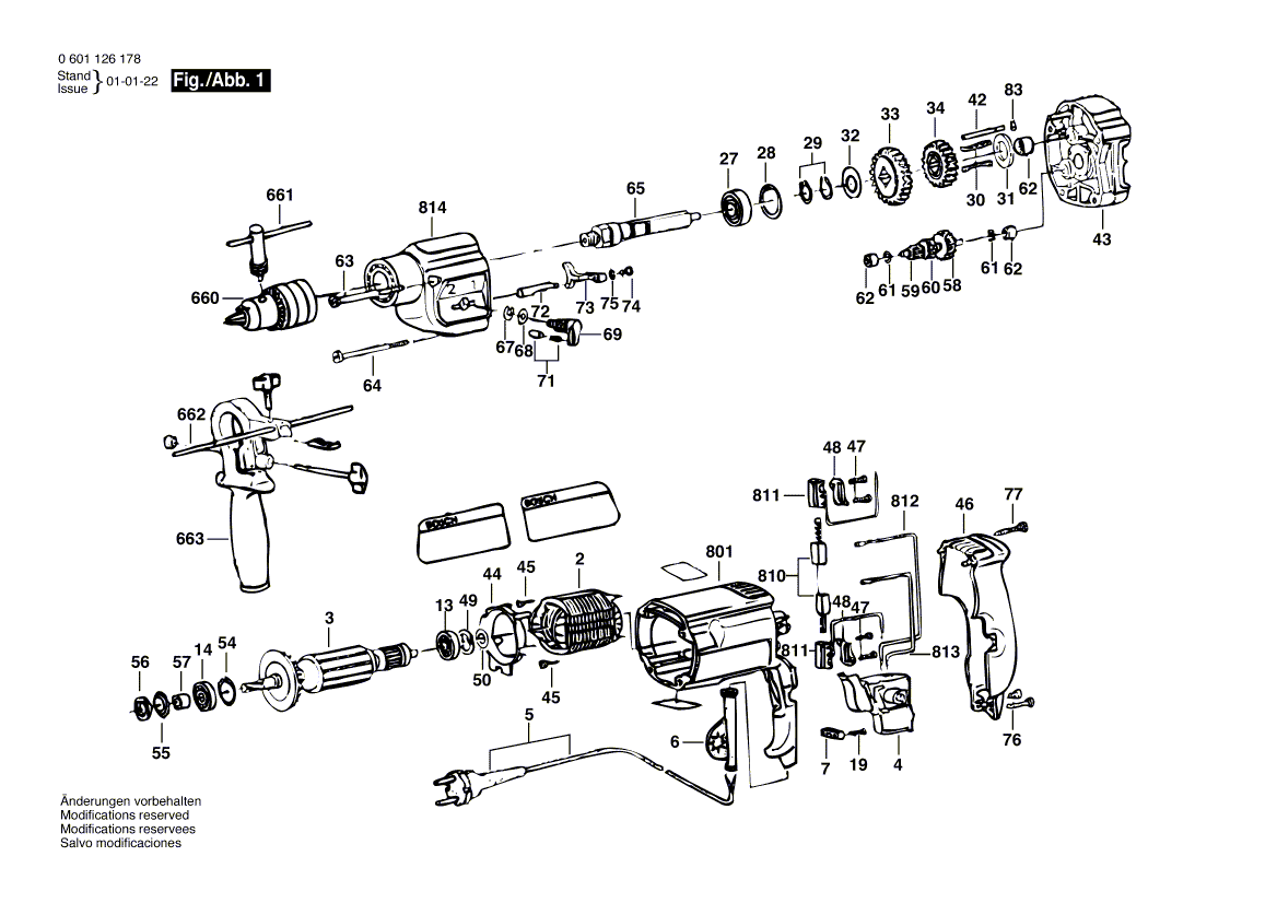 New Genuine Bosch 9618086703 Switch