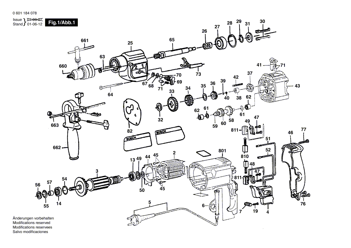 New Genuine Bosch 9618086819 Armature