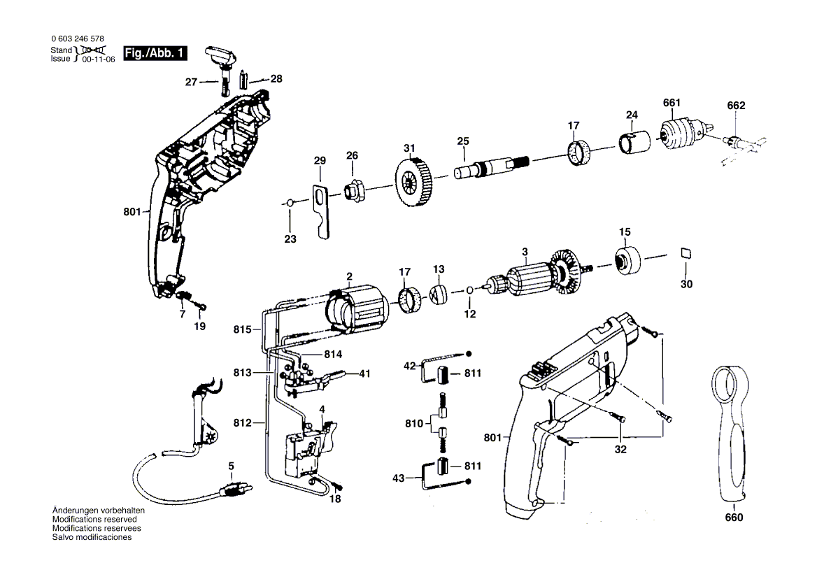 New Genuine Bosch 9618087096 Switch Slide