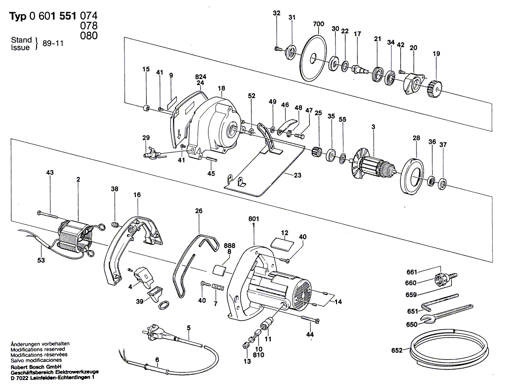 New Genuine Bosch 9618087187 Carbon-Brush Set