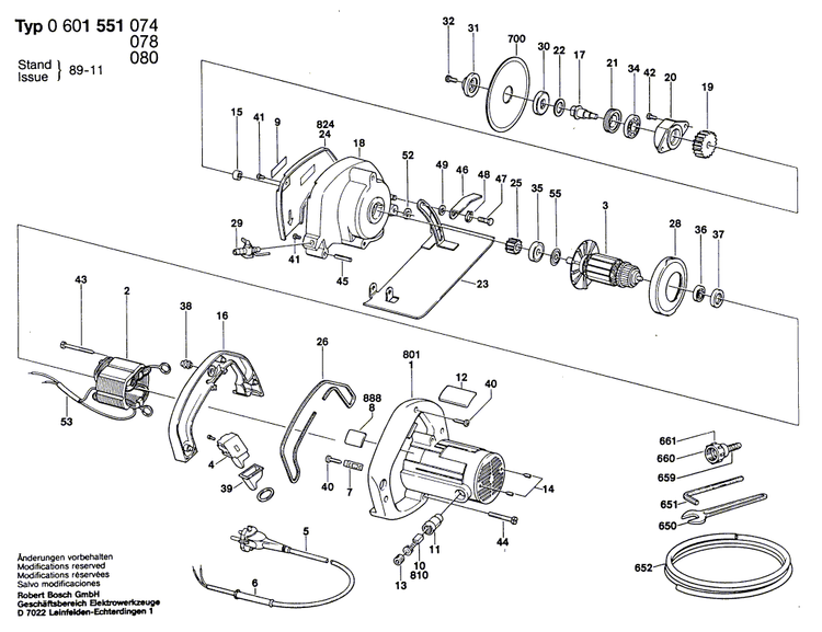 New Genuine Bosch 9618087187 Carbon-Brush Set