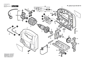 New Genuine Bosch 9618089010 Power supply cord