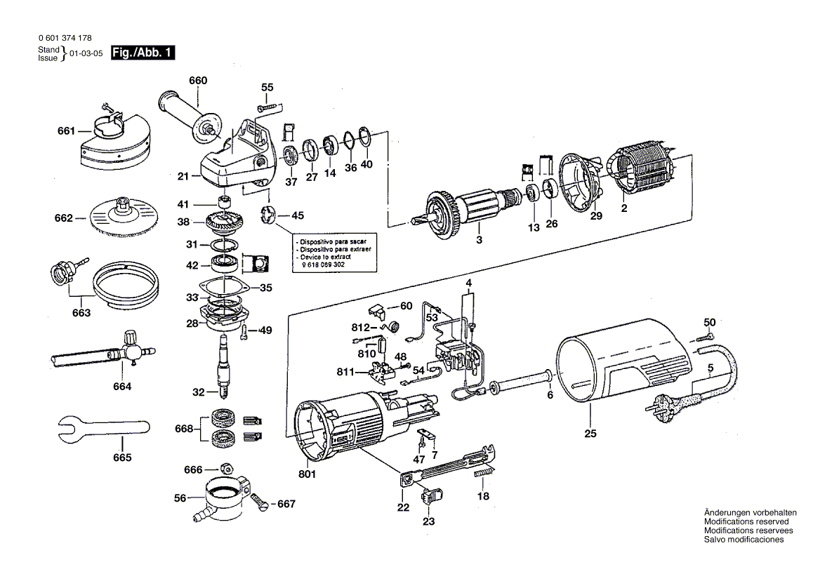 New Genuine Bosch 9618089079 Bevel Gear