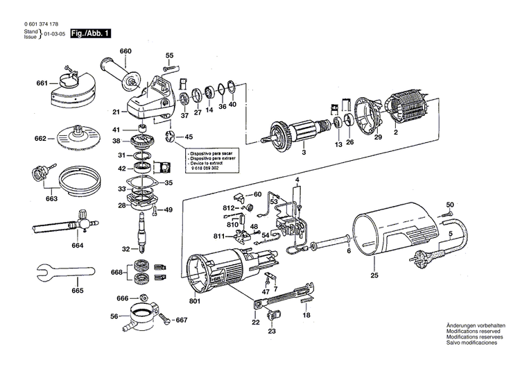 New Genuine Bosch 9618089079 Bevel Gear