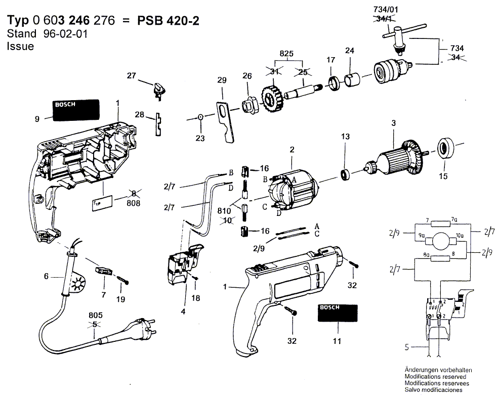 New Genuine Bosch 9618089205 Housing Section