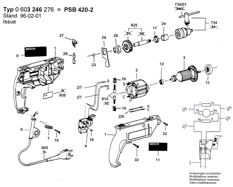 New Genuine Bosch 9618089205 Housing Section