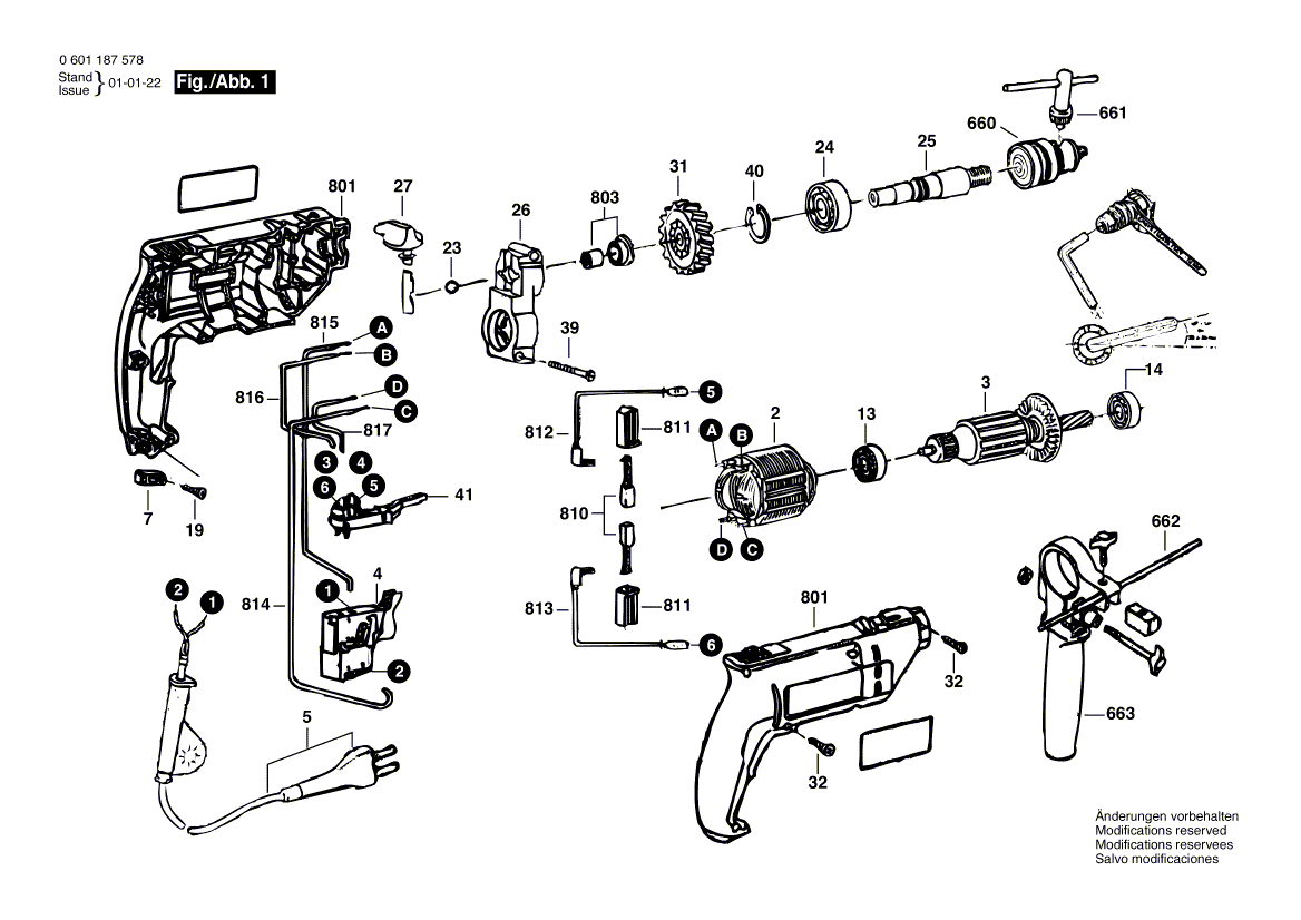New Genuine Bosch 9618089644 Motor Housing
