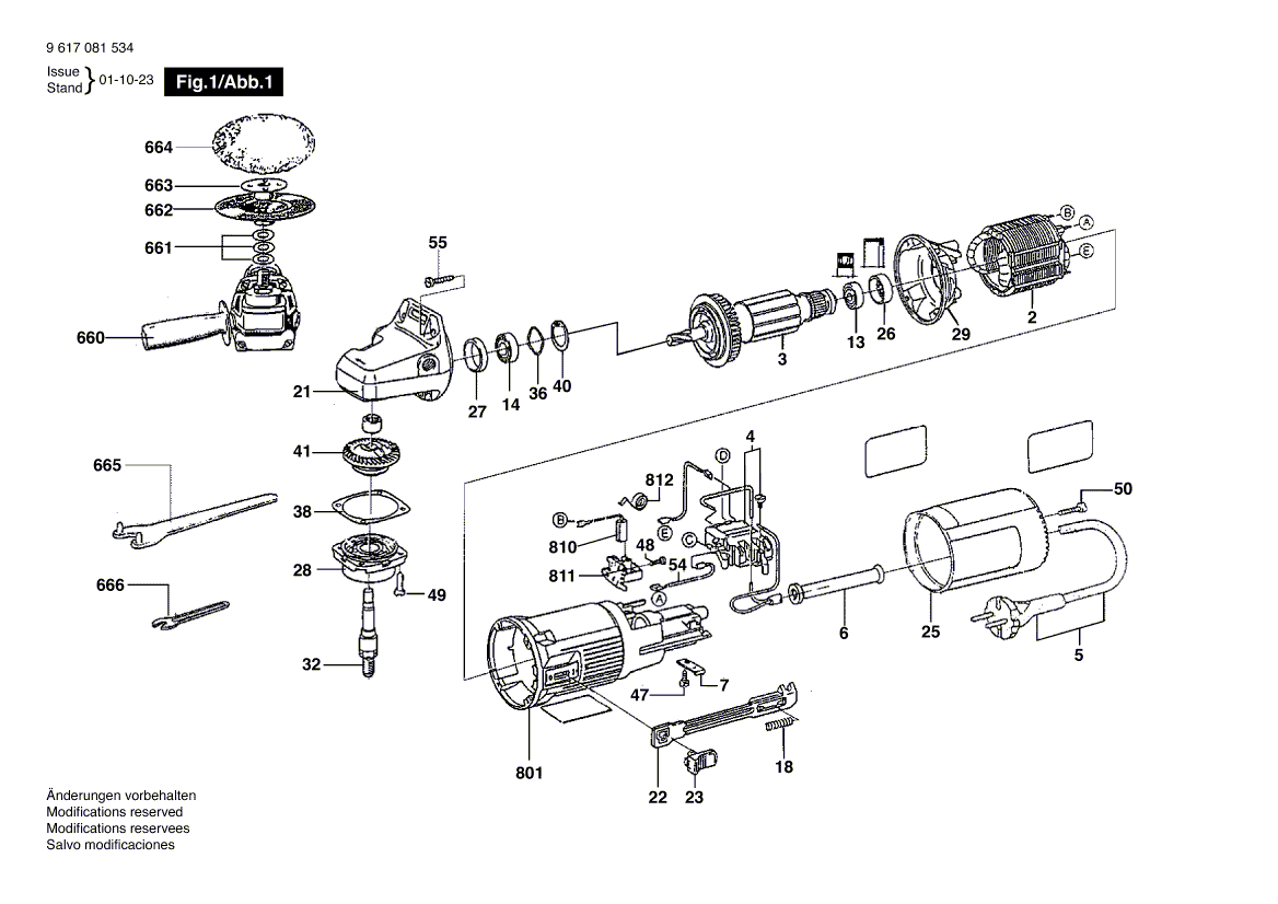 New Genuine Bosch 9618089916 Armature