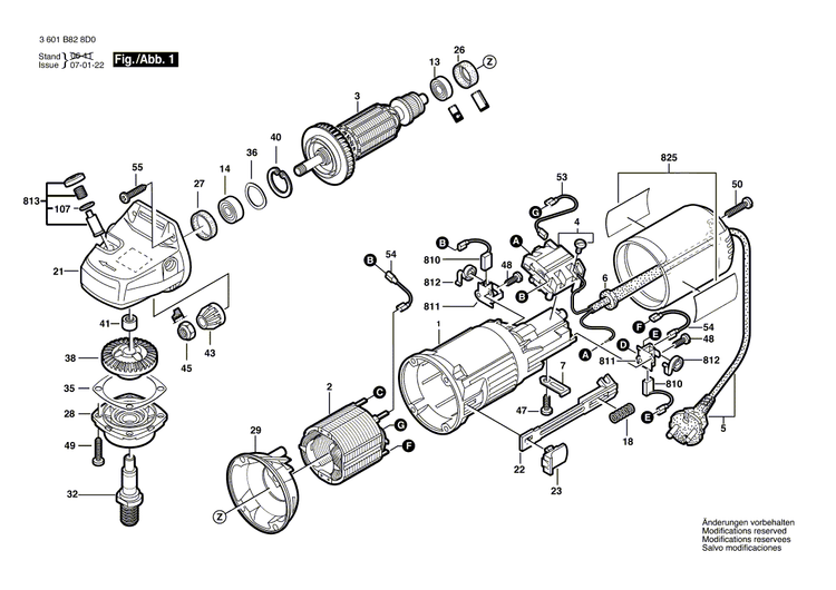New Genuine Bosch F000600057 Armature