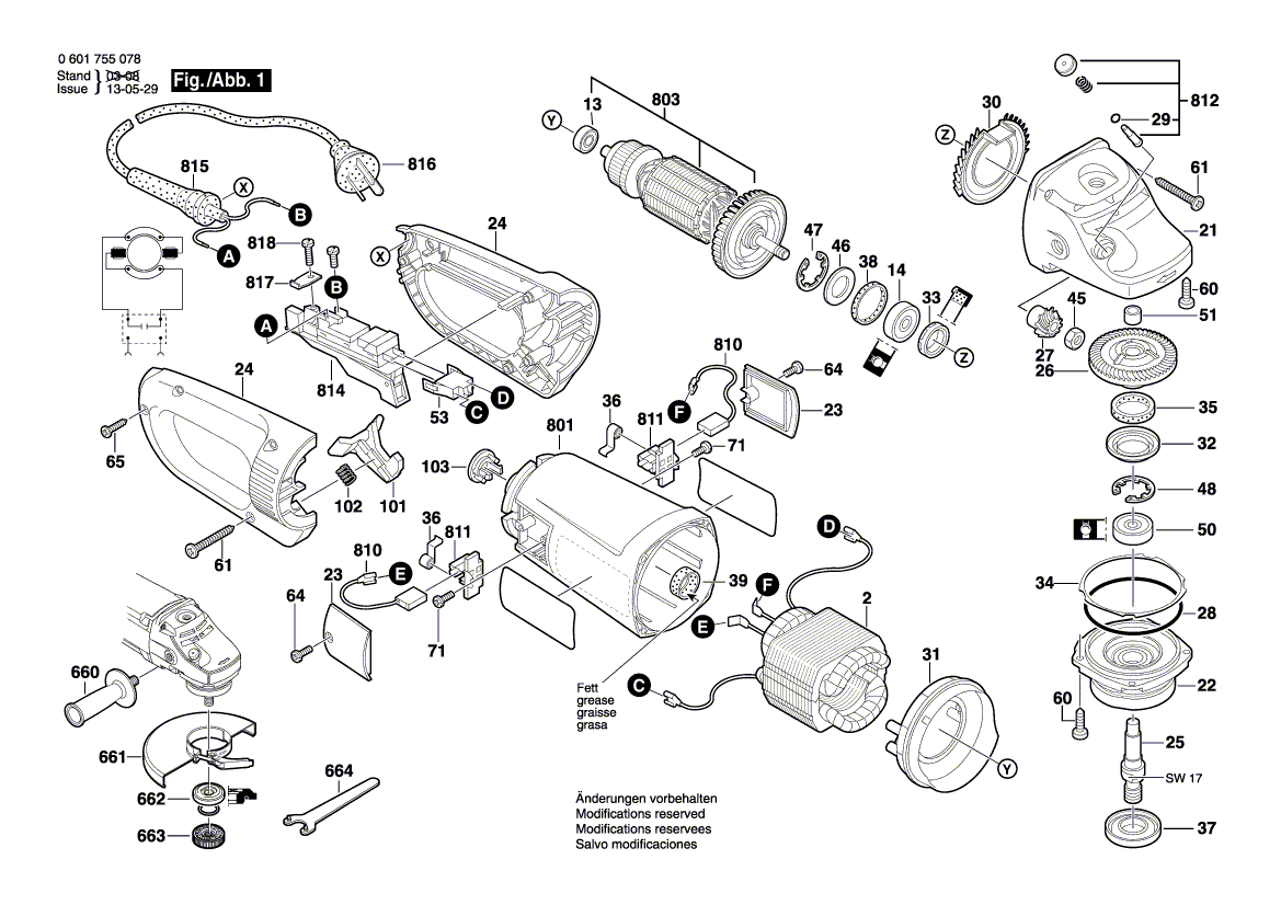 New Genuine Bosch F000600217 Tapping Screw