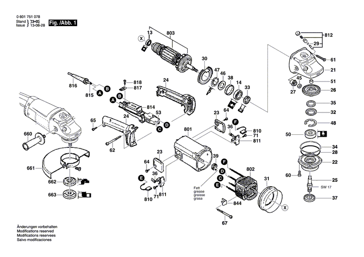 New Genuine Bosch F000600218 Tapping Screw
